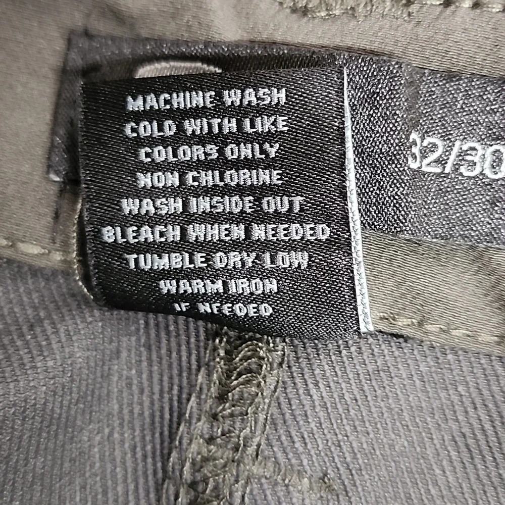 Fried Denim Dark Gray/green Sz 32/39 Cargo Jogger Pants